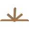 Ekena Millwork Kennewick Timber Gable Bracket, Western Red Cedar, 72"W x 45"H x 1 1/2"D x 5 1/2"F, 15/12 Pitch GBW072X45X0206KEN00SWR - alternate 2